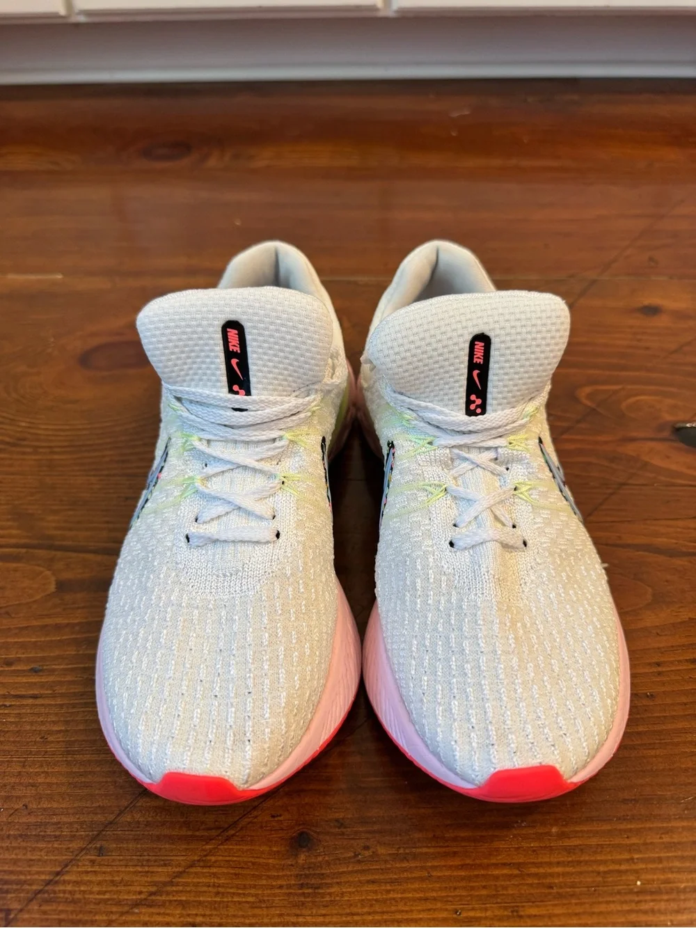 Nike- Infinity React 3 Road Running Shoes. Confetti. Size 9